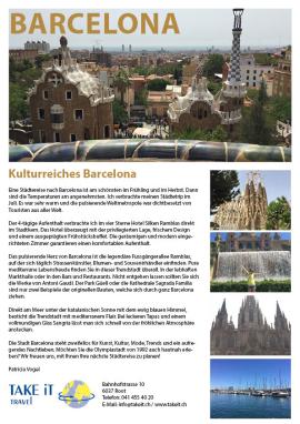 Reisebericht Barcelona Patricia